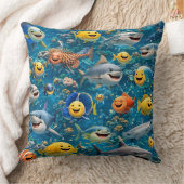 Filing sea creatures decorative kissen (Decke)
