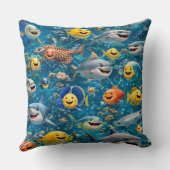 Filing sea creatures decorative kissen (Rückseite)