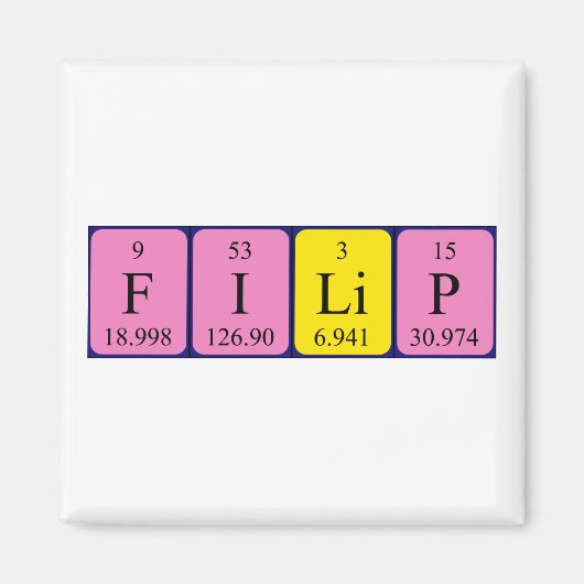 Filip Periodenmagnet Magnet (Vorne)