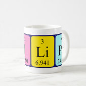 Filipa Periodenname Tasse (VorderseiteRechts)