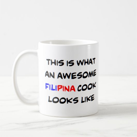 Filipina-Koch, phantastisch Kaffeetasse (Links)