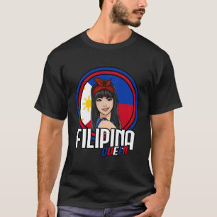 Filipina Königin Filipino Flag Philippinen Pilipin T-Shirt