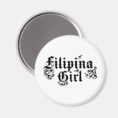 Filipina Magnet (Vorderseite/Rückseite)