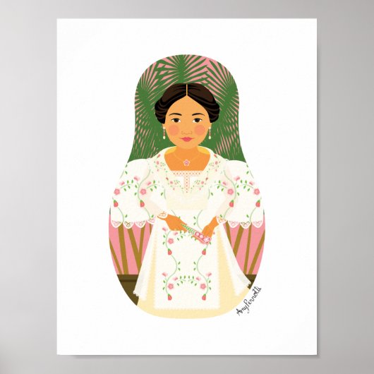 Filipina Matryoshka Poster (Vorne)