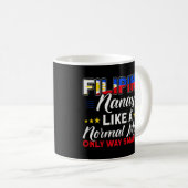 Filipina Nanay Mama Pinay Fi Kaffeetasse (VorderseiteRechts)