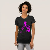 Filipina-philippinische Insel-Rosa T-Shirt (Vorne ganz)