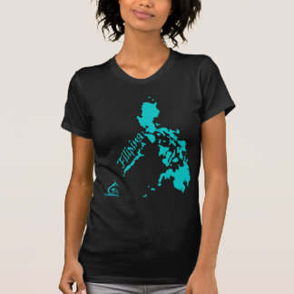 Filipina-philippinische Inseln aquamarin T-Shirt