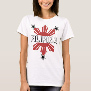 Filipina Sun und Stern T-Shirt