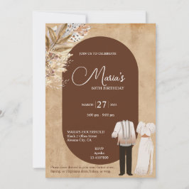 Filipiniana Thema Geburtstag Einladung Philippinen