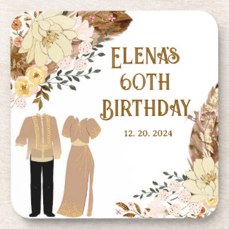 Filipiniana Thema Hartkunststoff Untersetzer