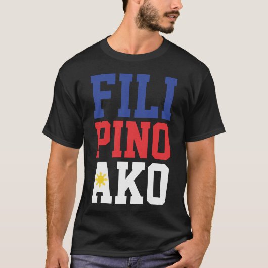 Filipino Ako (nur Front) T-Shirt (Vorderseite)