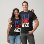 Filipino Ako (nur Front) T-Shirt (Unisex)