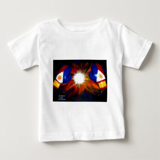 FILIPINO BOXER - BOXING PRIDE DER PHILIPPINEN BABY T-SHIRT (Vorderseite)