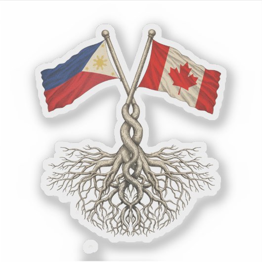 Filipino-Canadian Aufkleber (Vorderseite)