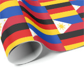 FILIPINO-DEUTSCHLAND GESCHENKPAPIER (Rolleneckpunkt)