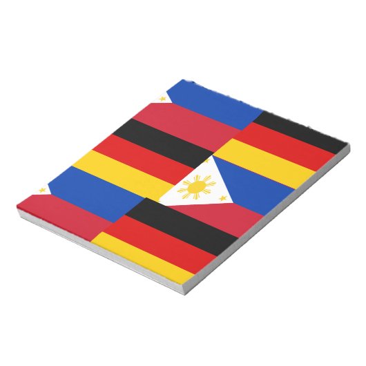 FILIPINO-DEUTSCHLAND NOTIZBLOCK (Rotiert)