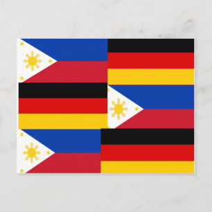 FILIPINO-DEUTSCHLAND POSTKARTE
