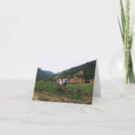 Filipino Farm Kids Dankeskarte