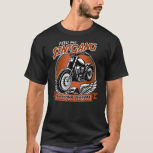 Filipino Feed Me Sinigang Immer Hungrig Motorrad T-Shirt
