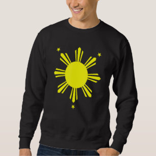 Filipino Flag 3 Sterne und eine Sun Men Women Pino Sweatshirt