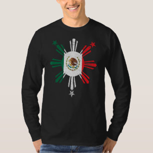Filipino Flag Mexiko Philippinen Pinoy Pri T-Shirt