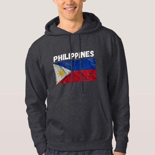 Filipino-Flaggenpreis der Vintagen Philippinen Hoodie (Vorderseite)