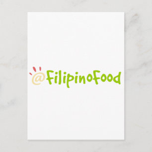 Filipino Food Postkarte