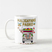 Filipino Frohe Weihnachten - Maligayang Pasko Kaffeetasse (Links)