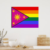 Filipino GLBT-Fahne Poster (Küche)