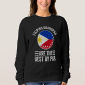 Filipino Grandpas Are The Best By Par Golf Grandad Sweatshirt (Vorderseite)