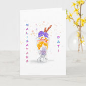 Filipino Halo Geburtstagskarte Karte (Gelbe Blume)