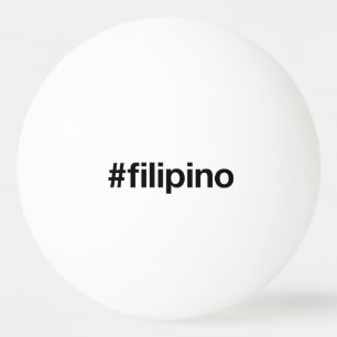 FILIPINO Hashtag Tischtennisball