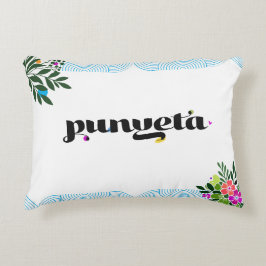 Filipino-Kissen 'Punyeta' Boho-Dekorativkissen Dekokissen