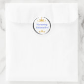 Filipino-Logo Runder Aufkleber (Tasche)