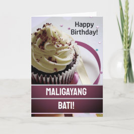 Filipino Maligayang Bati Philippinen Geburtstag Karte