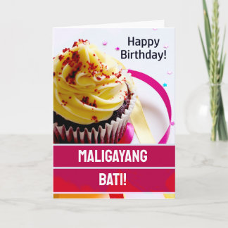 Filipino Maligayang Bati Philippinen Geburtstag Karte