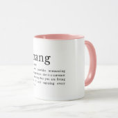 Filipino Ninang Definition Mug, Godmother Gift Tasse (VorderseiteRechts)