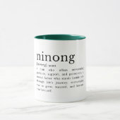 Filipino Ninong Definition Mug, Godfather Gift Mug Tasse (Zentrum)