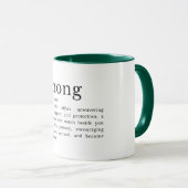 Filipino Ninong Definition Mug, Godfather Gift Mug Tasse (VorderseiteRechts)