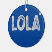 Filipino Oma von drei lustigen Lola-Frauen Keramik Ornament (Links)