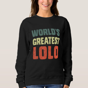 Filipino Opa Präsent - Weltbest Lolo Sweatshirt