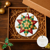 Filipino Parol Christmas Blessing Keepsake Keramik Ornament