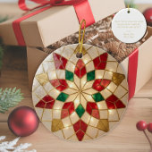 Filipino Parol Comfort Christmas Keepsake Keramik Ornament