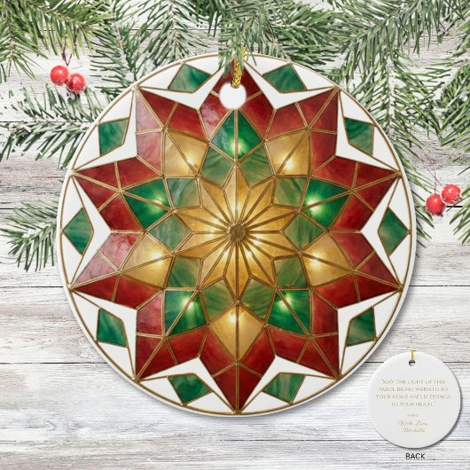 Filipino Parol Inspired Christmas Keepsake Keramik Ornament