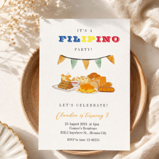 Filipino Party Einladung Filipino