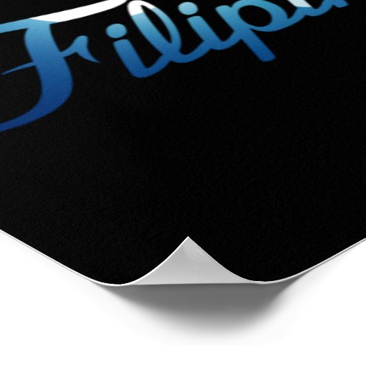 Filipino Pride Wappen Poster (Ecke)