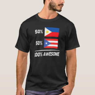 Filipino Puerto Rico Flag Philippinen Puerto Rico T-Shirt