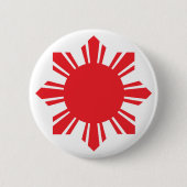 Filipino Sun - Rot Button (Vorderseite)