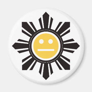 Filipino Sun stellen - Gelb gegenüber Magnet