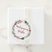 Filipino Tagalog Frohe Weihnachten, Custom Geschenkanhänger (Beispiel)